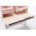 Children Kids Multifunctional Adjustable Study Desk with Double-Winged Swivel Chair